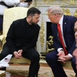 President Donald Trump meets with Ukrainian President Volodymyr Zelenskyy at the White House on Aug. 18.