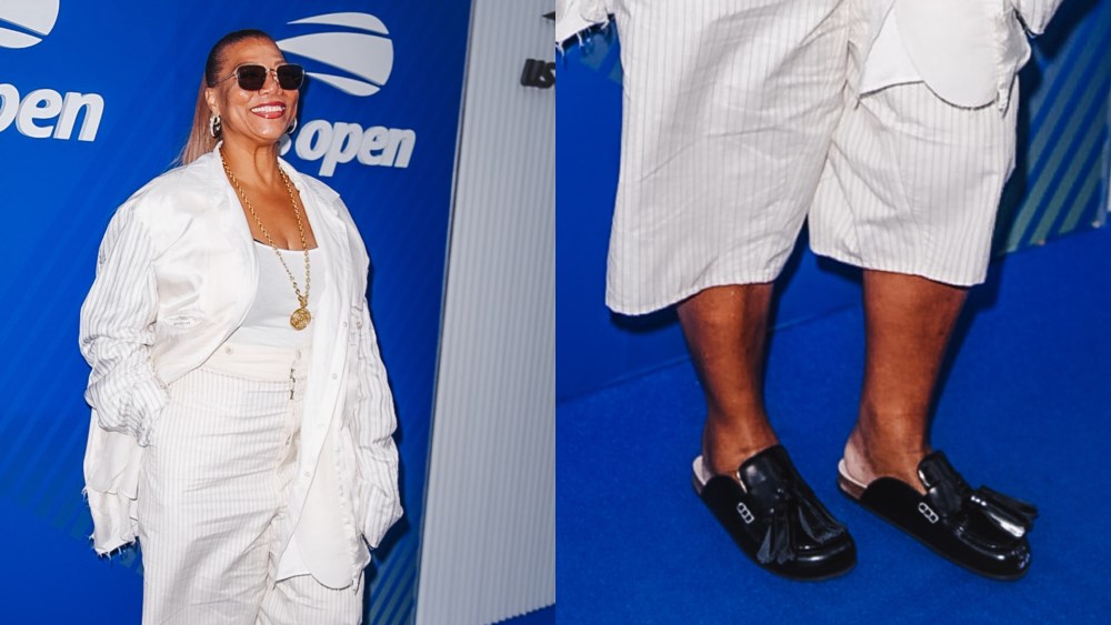 Queen Latifah Wears JW Anderson Mules at the US Open 2025