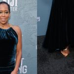 Regina King attends "Caught Stealing" premiere at Regal Union Square on Tuesday in New York City.