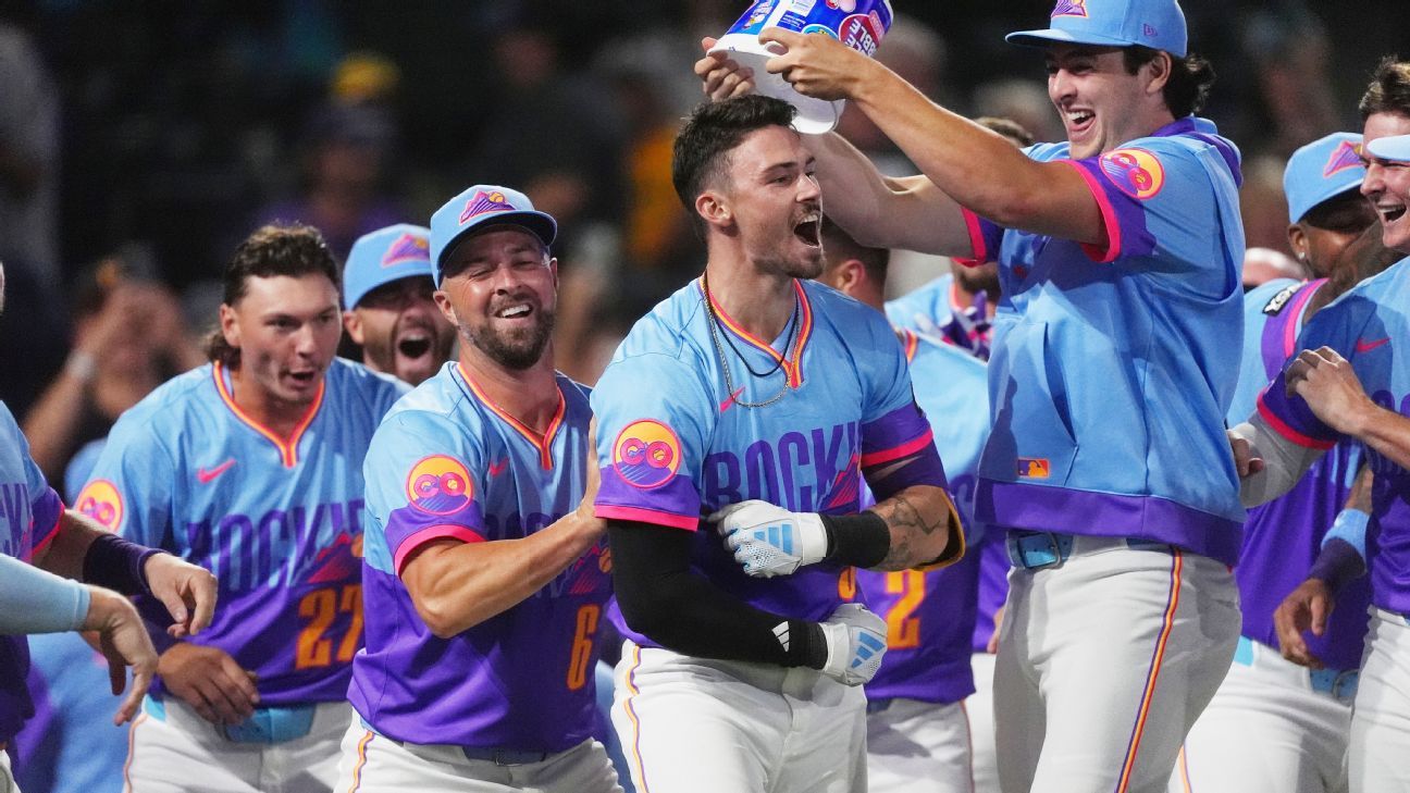 Rockies’ walk-off HR finishes wild 17-16 win over Pirates