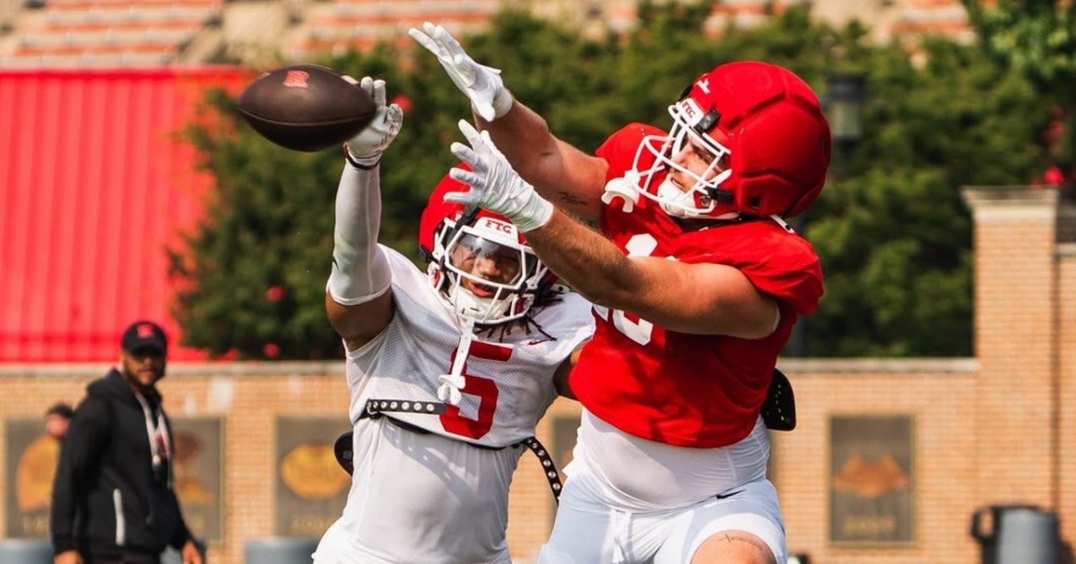 Rutgers tight end Colin Weber talks training camp, 2025 season