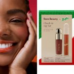 Rare Beauty's new Cheek and Lip Set with Tajín.