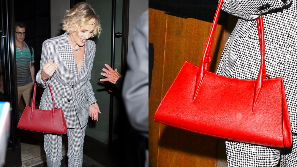 Sharon Stone’s Statement Purse Era Continues With Mugler Fang Bag