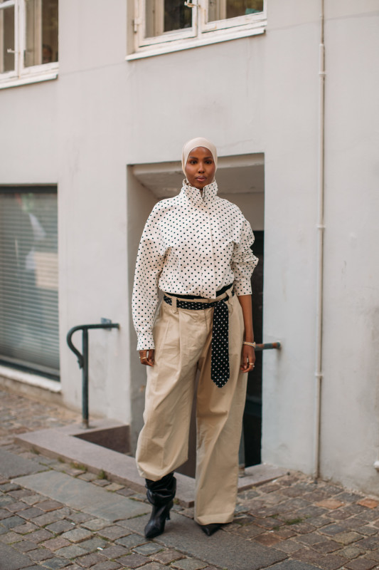 Showgoers Got Playful With 'Necklace Bags' and 'Scarf Belts' at Copenhagen Fashion Week