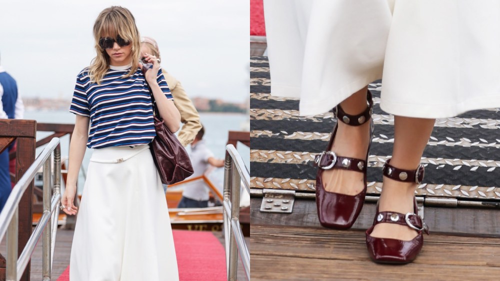 Suki Waterhouse Wears Mary Janes at the Venice Film Festival 2025