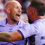 Hull KR celebrate try