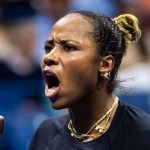 Taylor Townsend has matched a career-best run to the fourth round of the US Open