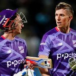 Northern Superchargers' Harry Brook (left) and Zak Crawley after winning the Hundred Men's match against Welsh Fire
