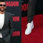 Travis Kelce #87 of the Kansas City Chiefs poses on the red carpet upon arrival for 'The Kingdom' screening hosted by the Kansas City Chiefs at Kauffman Center for the Performing Arts on Aug. 24 in Kansas City, Missouri.