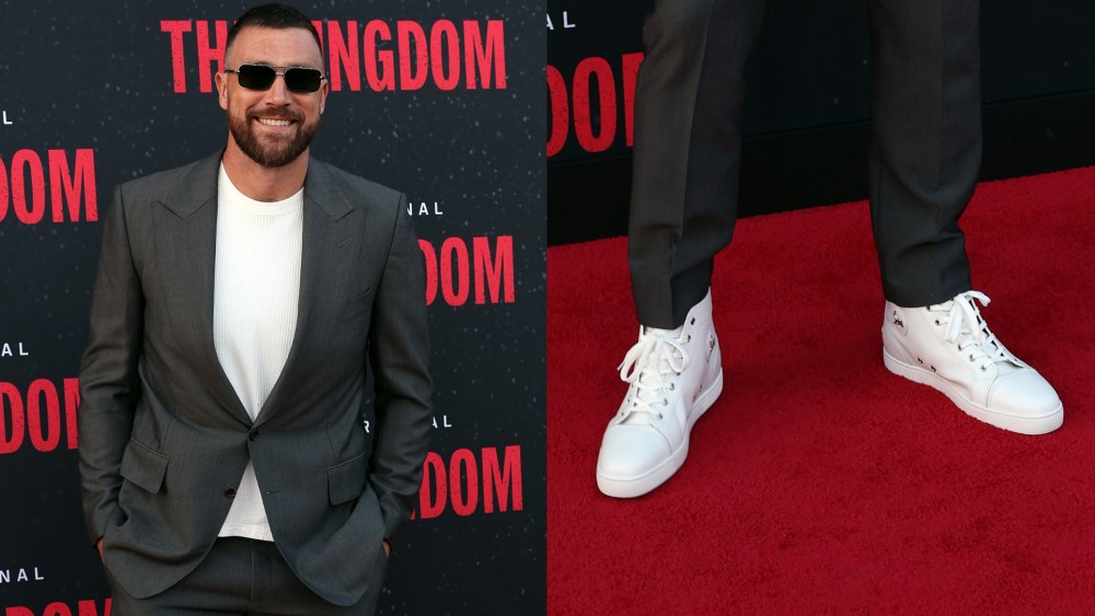 Travis Kelce Laces Up Louboutin Sneakers for ‘The Kingdom’ Screening
