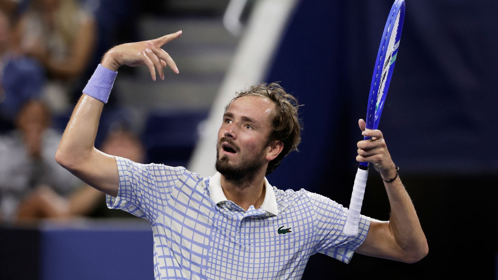 US Open: Daniil Medvedev suffers US Open meltdown after photographer enters court on match point in late-night thriller | Tennis News