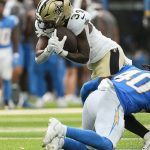 Which players stood out to Jim Harbaugh in Chargers' win over Saints?