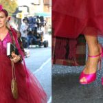 Sarah Jessica Parker on the set of "And Just Like That" on Oct. 22, 2024 in New York City.