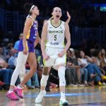 Wings' Bueckers lights up Sparks for WNBA rookie-record 44
