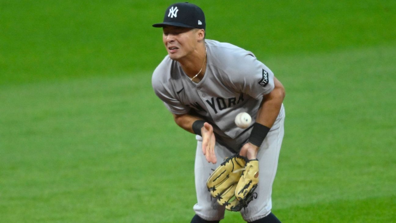 Yankees bench Anthony Volpe for series finale vs. Red Sox