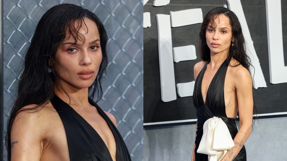 Zoe Kravitz Holds Court in Saint Laurent at ‘Caught Stealing’ Premiere