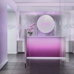 111Skin spa entryway in the Plaza Hotel