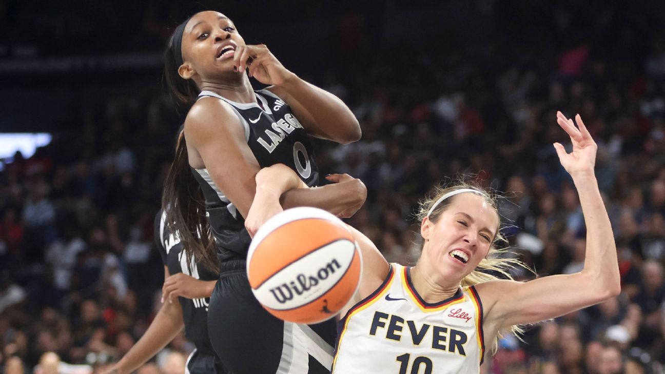 Aces heed call to get ‘feisty,’ tie series in Game 2 blowout