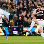John McGinn scores the opening goal for Aston Villa against Bologna