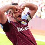 John McGinn celebrates after firing in what turned out to be the winning goal for Aston Villa against Fulham