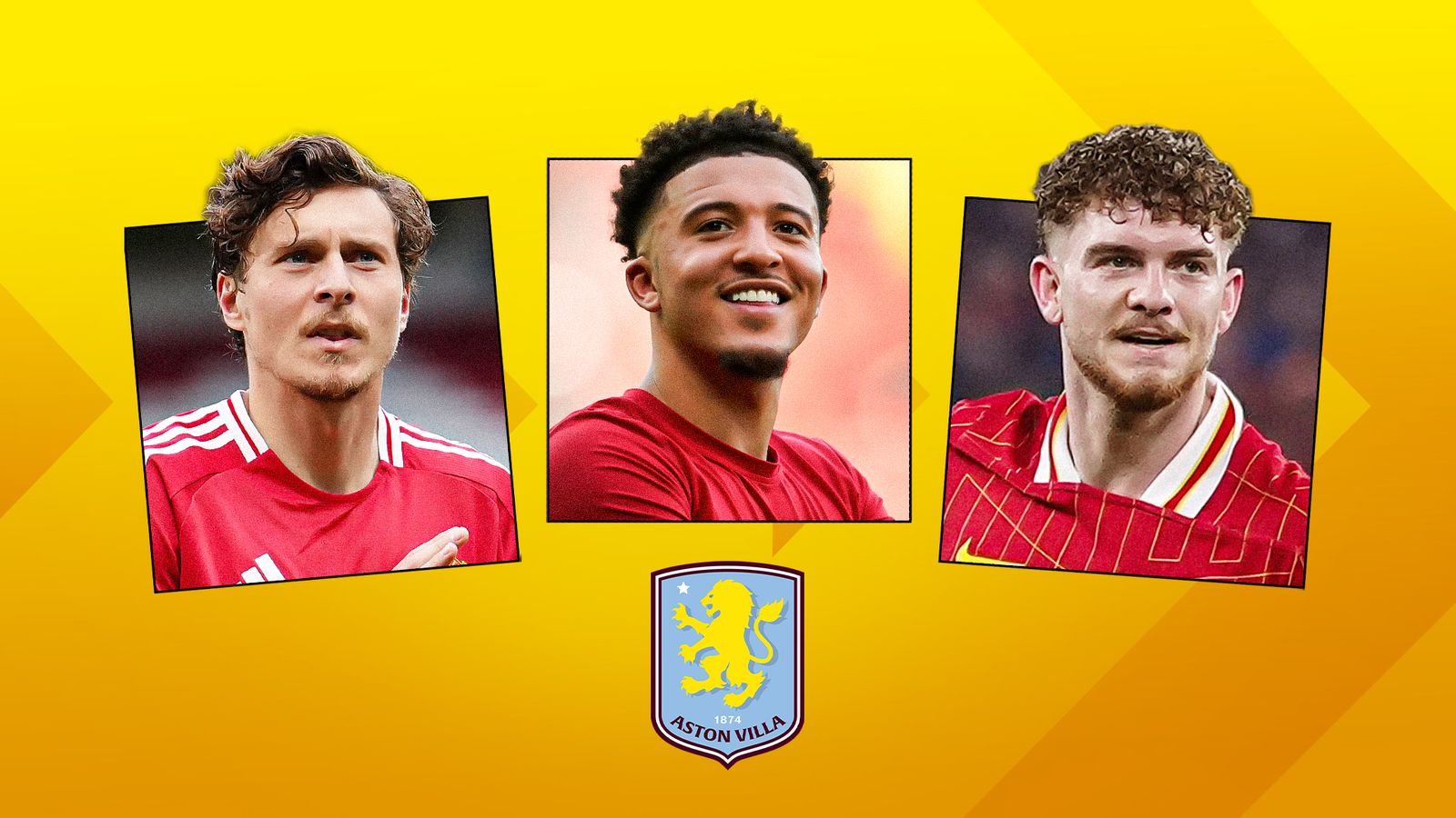 Aston Villa transfer news: Unai Emery’s side complete three Deadline Day signings as Jadon Sancho, Harvey Elliott and Victor Lindelof arrive | Football News