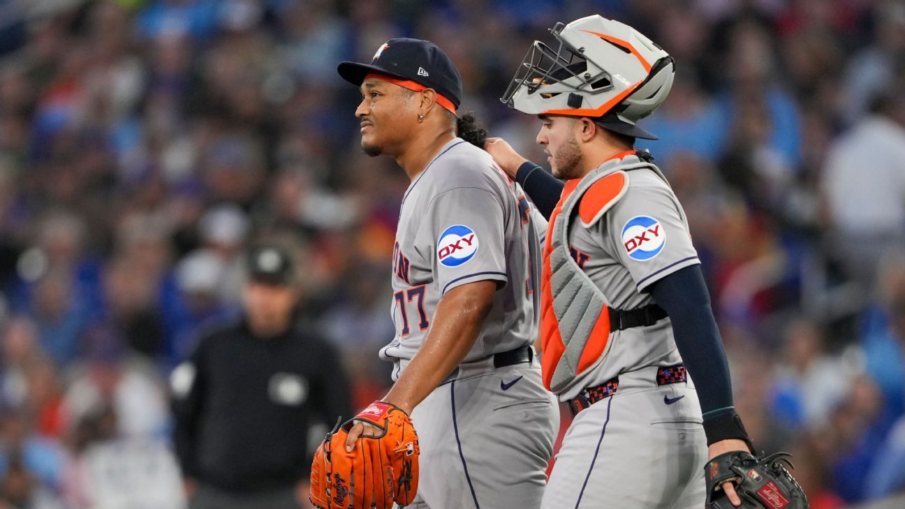 Astros’ Luis Garcia, in 2nd start after 2-year absence, exits early