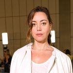Aubrey Plaza Chose Her Look for the Toteme Show “With My Eyes Closed”