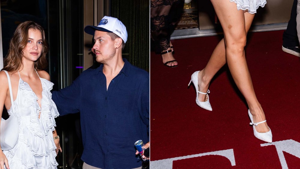 Barbara Palvin Doubles Down on Lace Heels From Venice to New York