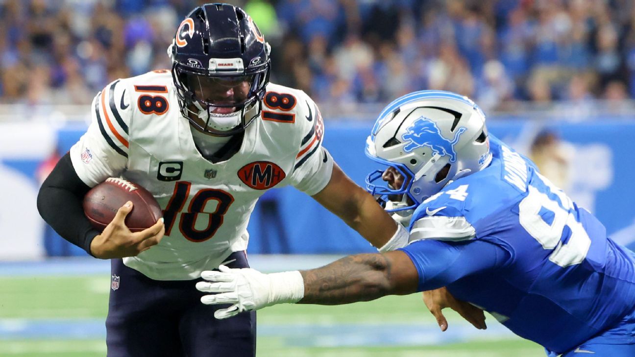 Bears encouraged by QB Caleb Williams’ growth in Week 2 loss