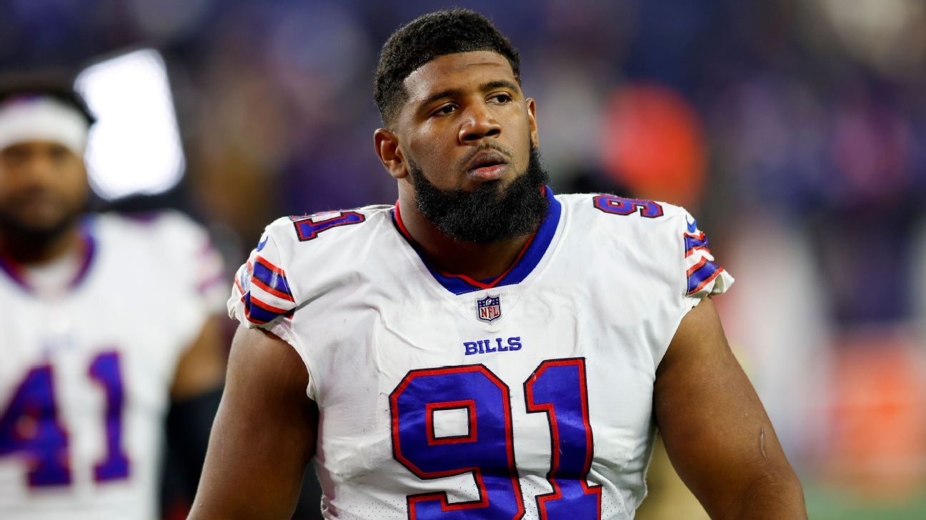 Bills’ Ed Oliver out vs. Jets; DT could miss weeks, sources say