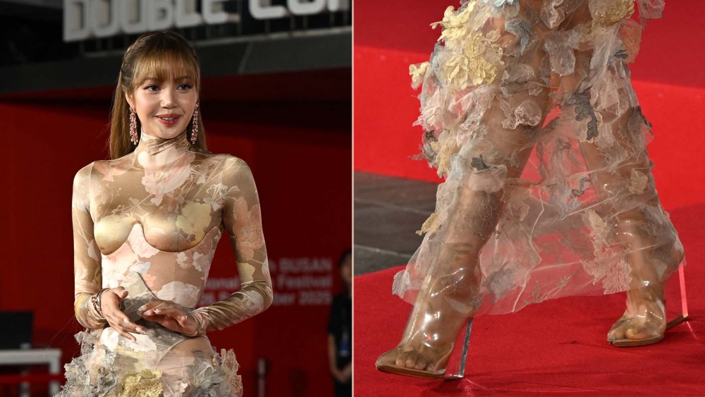 Blackpink’s Lisa Adds Fairy-Tale Spin to Clear Shoe Trend in Margiela