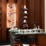 Bottega Veneta's fragrance counter at Bergdorf Goodman.