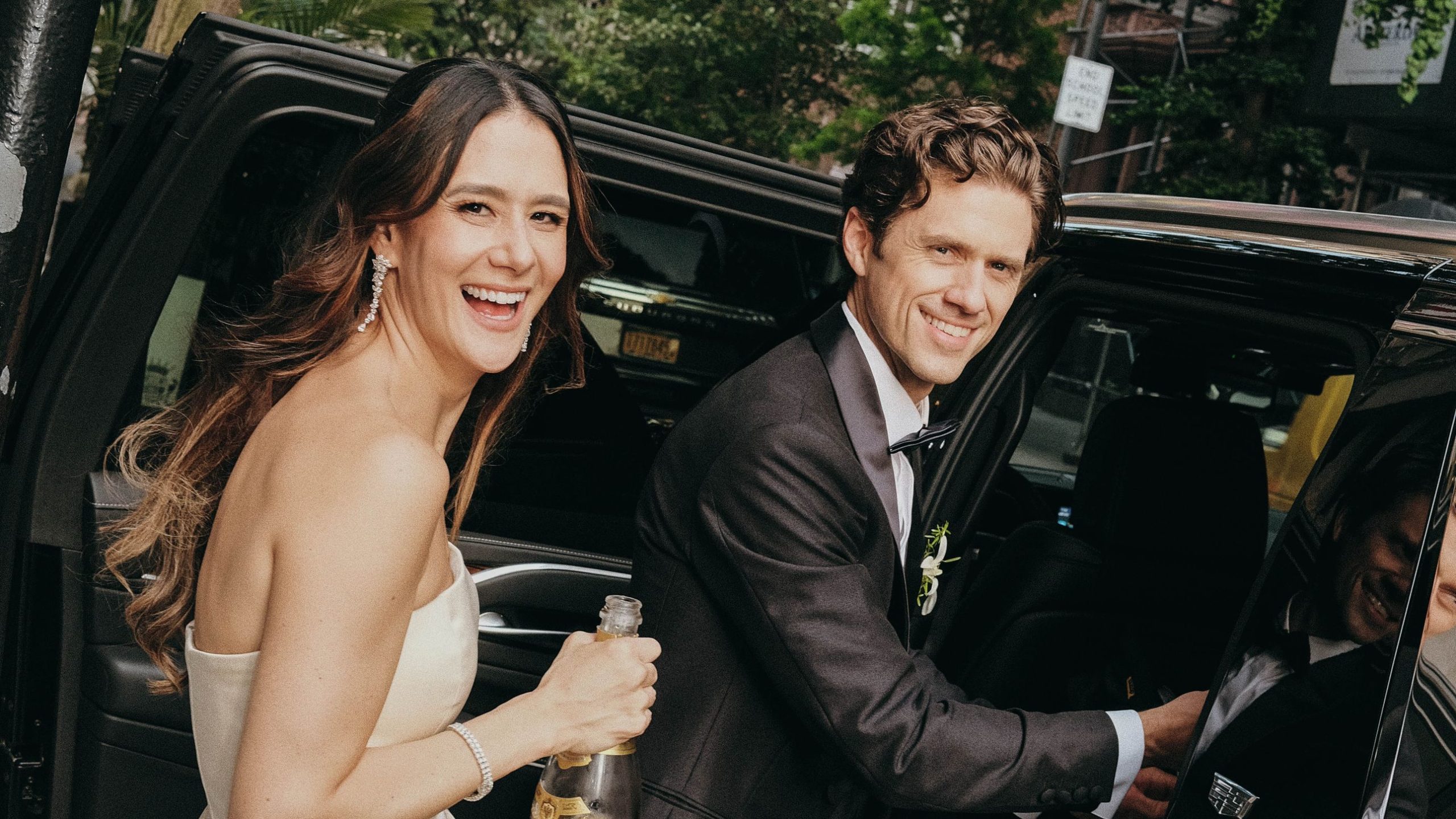 Broadway Actors Aaron Tveit and Ericka Yang Said “I Do” With a Classic New York City Wedding