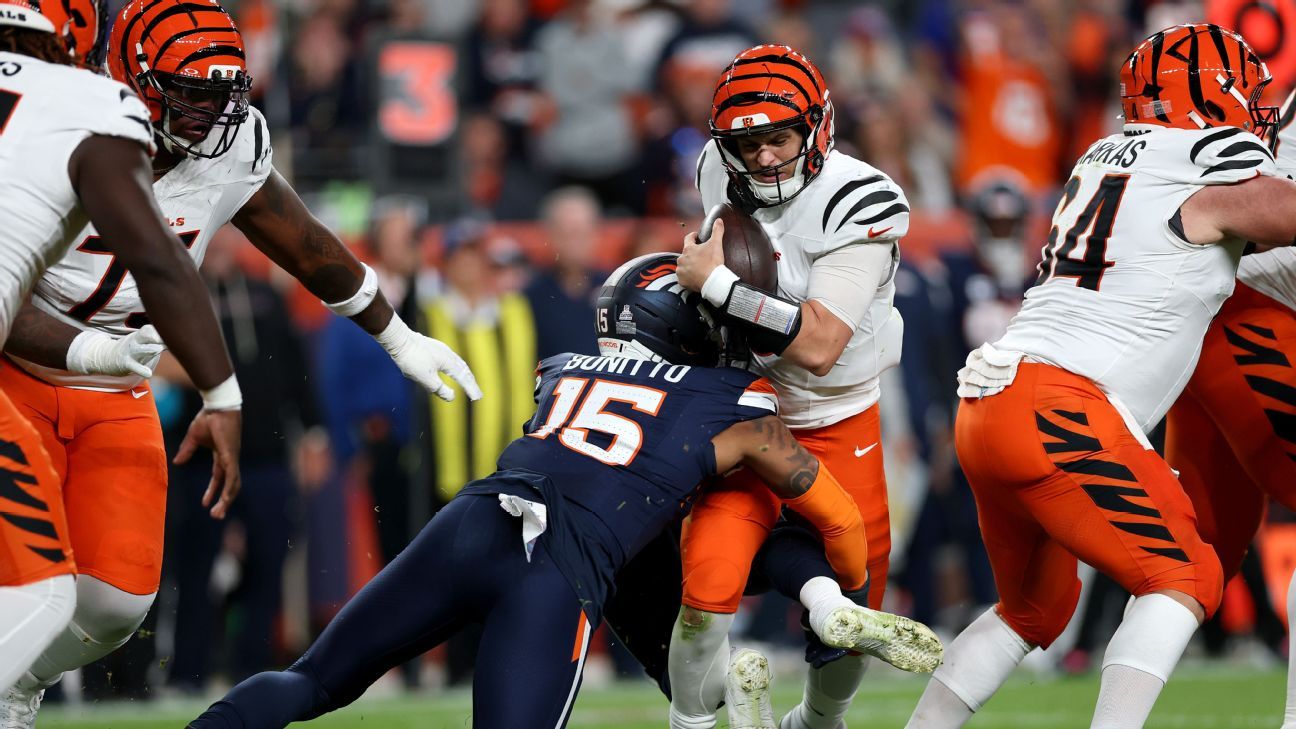 Broncos, defense jump on Bengals early, snap 2-game skid