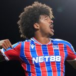 Crystal Palace's Chris Richards celebrates scoring against Millwall