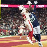 Cards' Harrison struggles early, rebounds with big 4th quarter
