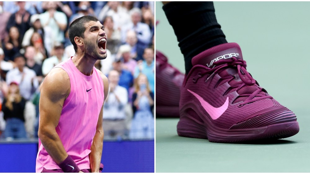 Carlos Alcaraz Wins U.S. Open in Modified Nike Sneakers