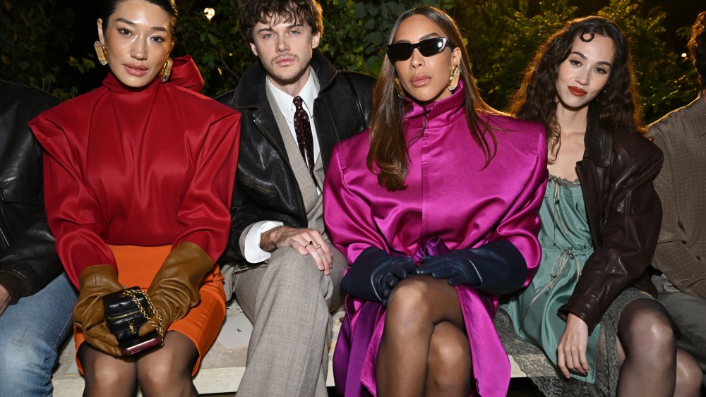 Celebrities Front Row at Saint Laurent Spring 2026 Ready-to-Wear