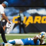 Chargers' Najee Harris carted off with injury to Achilles