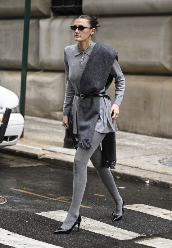 Coco Schiffer Preps for New York Fashion Week With Cozy Socks and Pillbox Hats