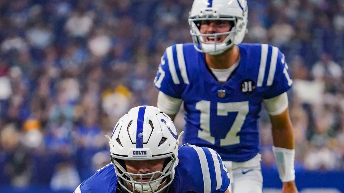 Colts offense starts with C Tanor Bortolini, QB Daniel Jones