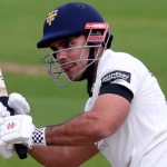 David Bedingham was one of only two Durham batters to reach double figures in the second innings