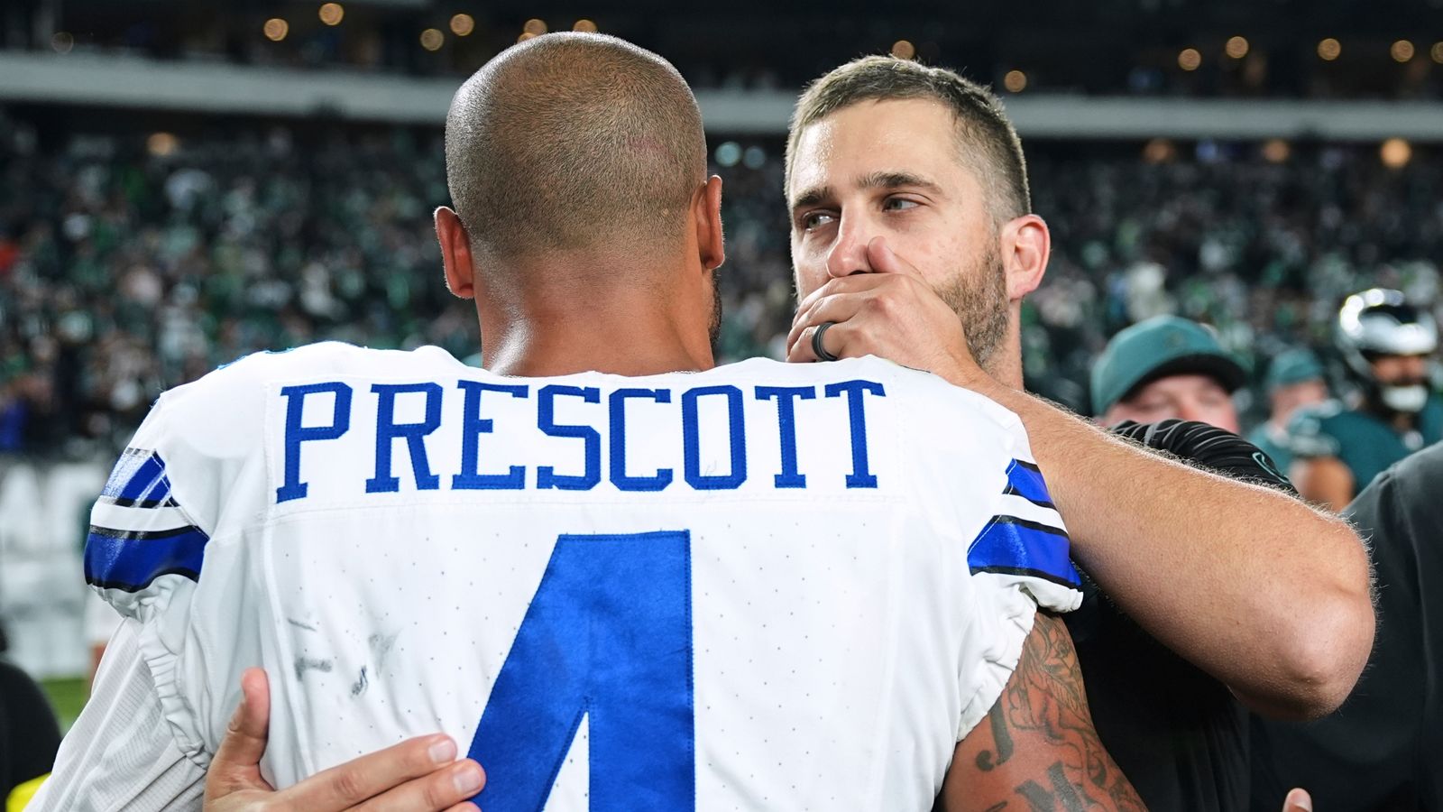 Dak Prescott denies spitting at Jalen Carter first after Philadelphia Eagles star is ejected in NFL season opener | NFL News