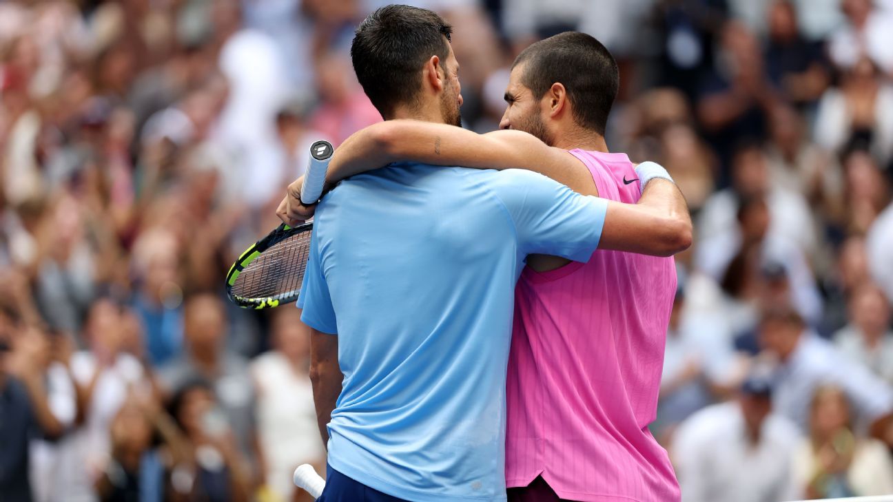 Defeated Djokovic concedes Alcaraz and Sinner’s level ‘just too good’