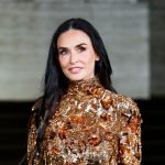 Demi Moore Gets Back To Dressing Like a Golden Statuette for Gucci