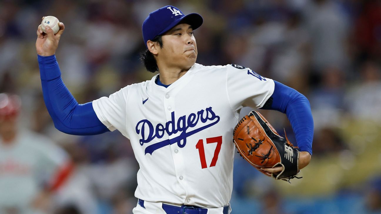 Dodgers get set for Shohei Ohtani’s first two-way October