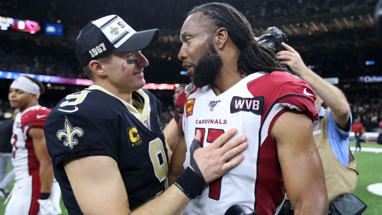 Drew Brees, Larry Fitzgerald headline 2026 Hall of Fame nominees
