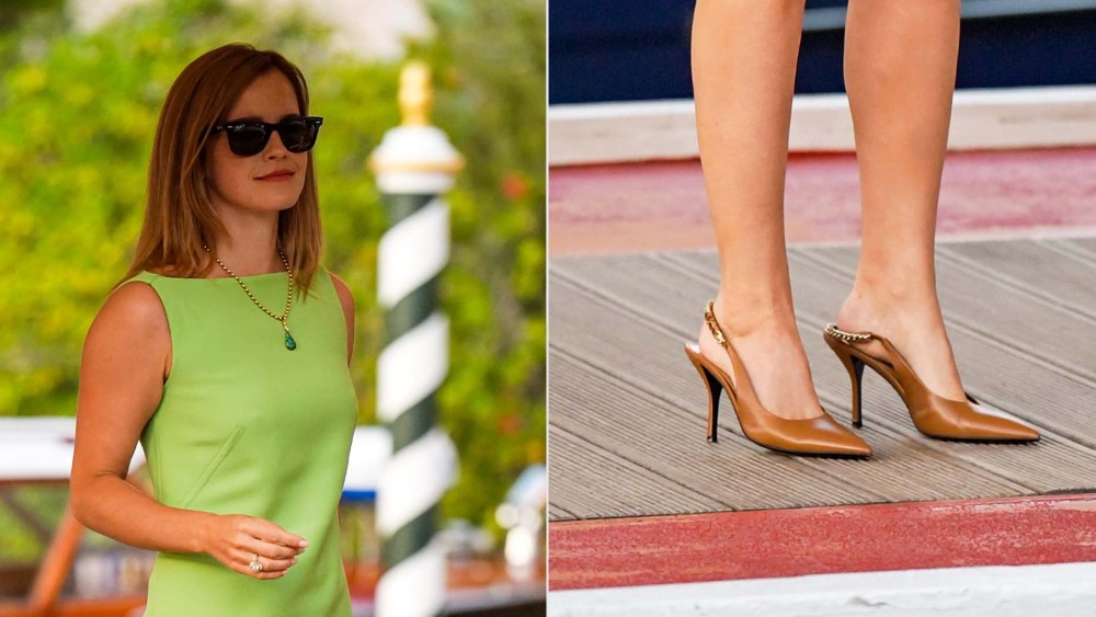 Emma Watson’s Gucci Slingbacks Add to Venice’s New Shoe Uniform