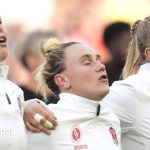 England's Meg Jones poses for a selfie