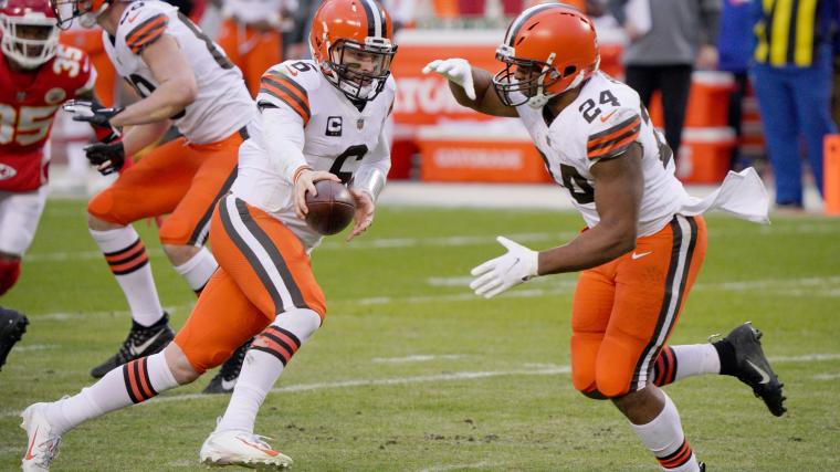 Ex-Browns Nick Chubb, Baker Mayfield steal the show on Monday Night Football